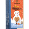 Unter dem neuen Produktnamen SONNENTOR KEKSE BIO SCHOKOPARADE erscheinen die Bio-Buchweizenkekse „Honig Herzen“ von Sonnentor in einer farbenfrohen Verpackung mit fröhlichem Schneemann, Keksherz und winterlichen Illustrationen.