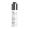 Eine weiße Flasche MC SENSAGING OIL SERUM mit einer silbernen Kappe, die Produktdetails und Branding auf dem Etikett zeigt.