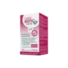 Eine Schachtel des probiotischen Nahrungsergänzungsmittels OMNI BIOTIC REISE STI 1,2G mit deutschen Produktinformationen und Branding in den Farben Weiß und Magenta.