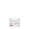 Ein weißer Tiegel der Ceramide Komplex HAUTVERDICHTENDE CREME mit RETINOL steht vor einem schlichten hellgrauen Hintergrund.