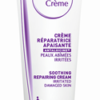 Eine 40-ml-Tube BIODERMA CICABIO WUNDCR in lila-weißer Verpackung ist als beruhigende Reparaturcreme für gereizte und geschädigte Haut konzipiert.