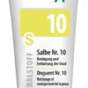 Tube SCHUESS SLB NR 10 ADL im grün-gelben Design mit Texten in Deutsch, Französisch und Italienisch zur Hautreinigung und Linderung.