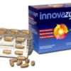 Blisterpackung INNOVAZYM MIKRO NAEHRST.TBL mit mehreren braunen Kapseln, einige lose.