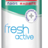 Eine Dose HANSAPL.FUSSPFL.DEO SPRAY mit Zitronen-Motiv bietet 24 Stunden Schutz.