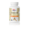 Eine weiße Flasche mit der Aufschrift „GLUCOMANNAN SAETT KPS“, die 90 Kapseln mit 500 mg Glucomannan von Zein Pharma enthält.