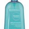 Eine 500-ml-Flasche BIODERMA ATOD DUGEL, sanftes Duschgel für trockene, empfindliche Haut, mit blauem Pumpspender.