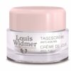 Ein Tiegel WIDMER-O.P.TCR Anti-Aging Tagescreme mit rosa Deckel, links abgebildet ist das vegane Gütesiegel.