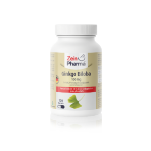 Eine Flasche mit 120 Kapseln Zein Pharma GINKGO CAPS 100MG.