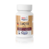 Eine weiße Flasche mit der Aufschrift „COENZYM Q10 KPS 30MG ZEINPH“ mit 90 Kapseln und deutschem Text.
