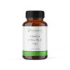 In einer braunen Flasche mit der Aufschrift „CHAGA VITALPILZ“ sind 60 Stück à 32,0g der Marke Mariahilf enthalten, auf der Unterseite sind Kontaktdaten vermerkt.