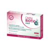 Schachtel mit Beuteln OMNI-BIOTIC SAC 10AAD 5G, ein Probiotikum für die Magen-Darm-Gesundheit, mit verschiedenen Zertifizierungslogos.