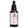 Eine 50-ml-Flasche VIT B12 TR 1000MCG TRIO mit Tropferdeckel und buntem Logo mit Dosierungs- und Vitaminangaben in deutscher Sprache.
