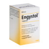 ENGYSTOL TBL-Packung mit deutschem Anwendungstext bei Erkältungen und grippalen Infekten.