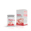 Eine Flasche und eine Schachtel mit probiotischen LACTOBACT KPS HLH 60PLUS-Kapseln, mit auf Deutsch angegebenen Vorteilen und einer Verpackung, auf der Personen abgebildet sind.