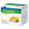 Schachtel MAGN DIASP.400 EXTR TRINGRAN mit Orangenscheibe und Glasabbildung auf der Verpackung. Enthält 50 Sticks mit Orangengeschmack mit deutscher Anleitung.