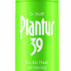 Leuchtend grüne Flasche PLANTUR 39 SPRUEH KUR von Dr. Wolff für Haare ab 40, mit deutschem Text, der besagt, dass es Glanz und Vitalität verleiht.