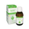 Eine Schachtel und Flasche NORSAN OMEGA 3 OEL VEGAN-Nahrungsergänzung mit Algen und Olivenöl mit Zitronengeschmack, 100 ml.