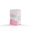 Eine Schachtel „LACTOBACT PLV HLH BABY“ von HLH BioPharma mit einem Babybild. Die Verpackung ist überwiegend weiß mit rosa Akzenten, was darauf hinweist, dass sie 60 Gramm Pulver enthält.