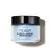 Ein Tiegel LOccitane en Provence Karité Confort Ultra Rich Body Cream mit einem schwarzen Deckel auf weißem Grund.